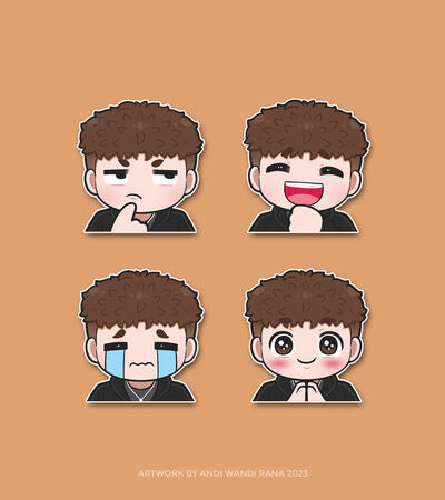 These emotes were designed for finntriebel Twitch channel. 2023