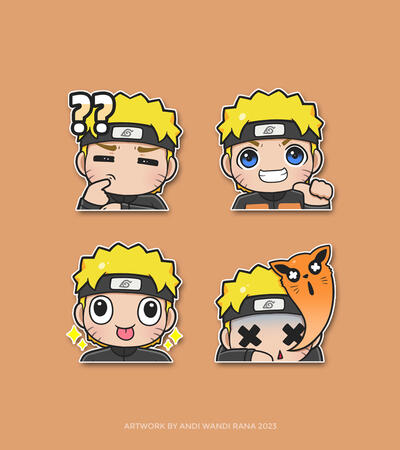 Naruto-themed emote | Premade & available for purchase