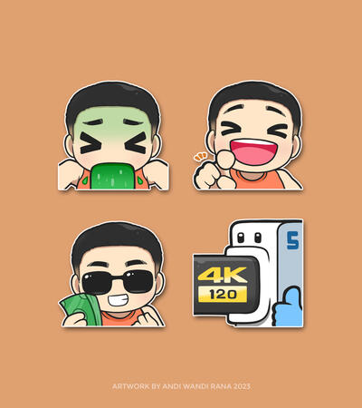 Winning emote design for GTID's Emote YouTube channel contest, selected in 2023.