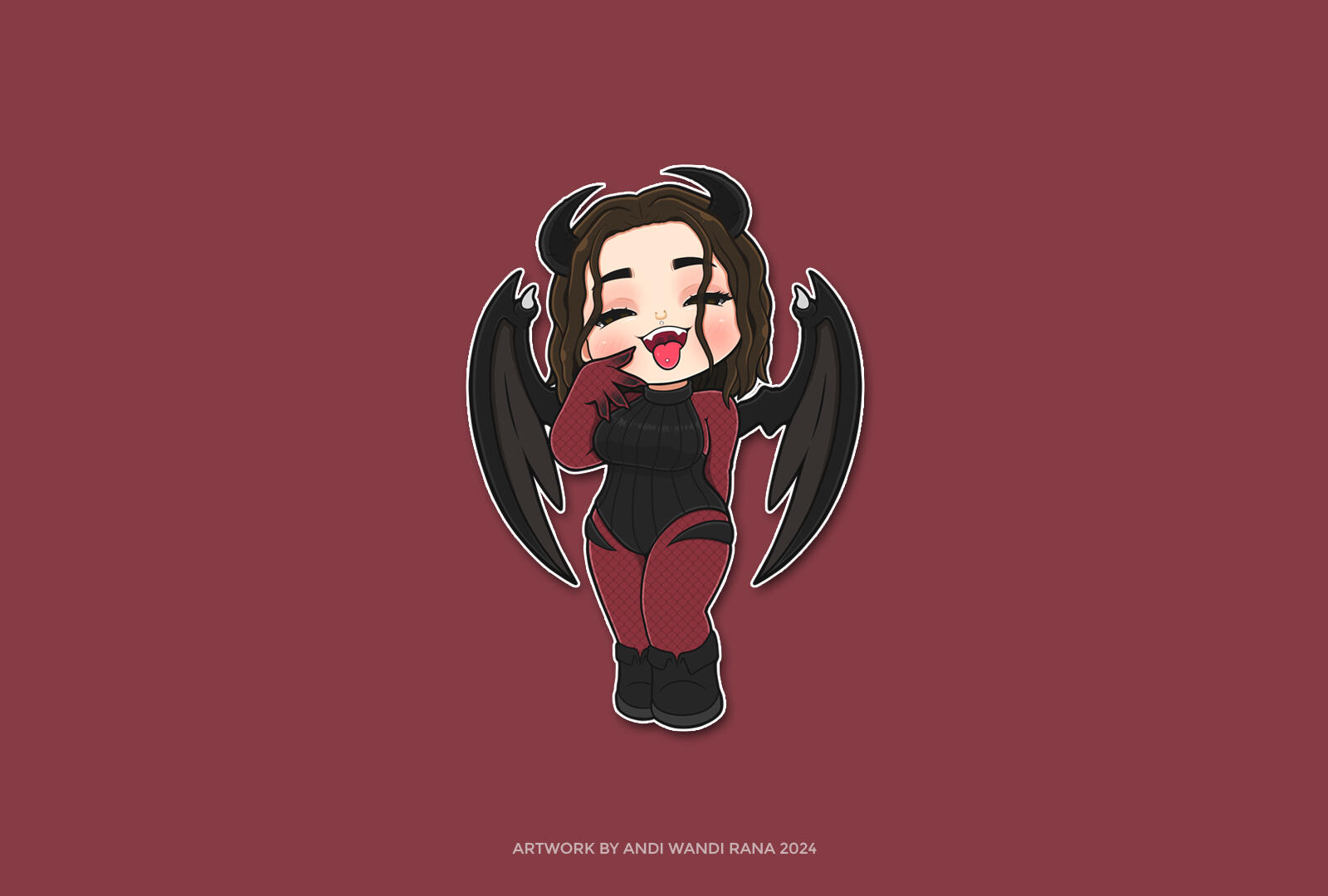 Commissioned illustration for Guuratsuki. 2024